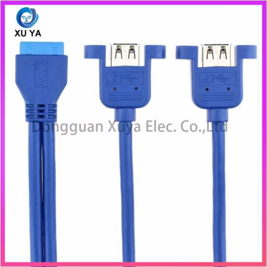 USB a 2.0 Female to Mini USB B Male 28AWG Data Cable for Automotive