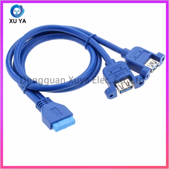 USB a 2.0 Female to Mini USB B Male 28AWG Data Cable for Automotive