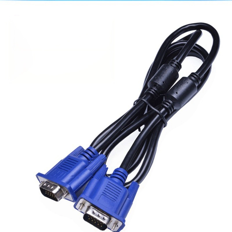 15pin vga to vga cable male to male 1080p VGA SVGA HD15 Male to Male Video Coaxial Monitor Cable