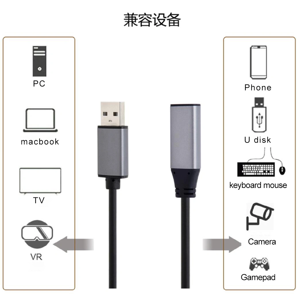 5%off 10m 500 Mbps Long USB 2.0 Extension Cable