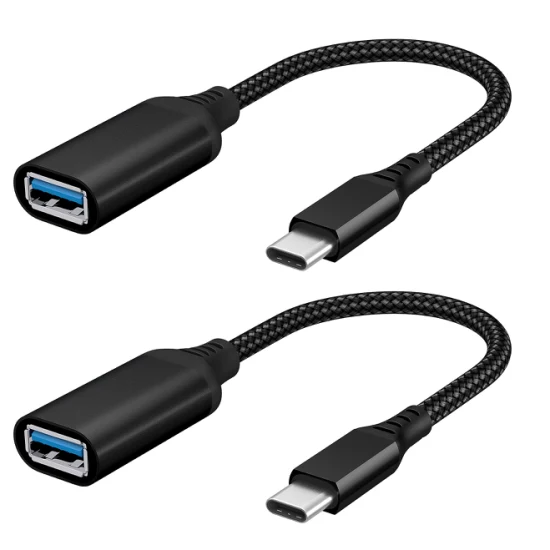 Carregamento USB 3.0 e dados USB C para USB cabo OTG fêmea