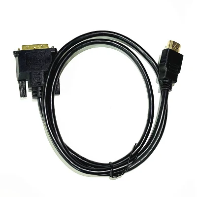 HDMI para DVI Computador para Monitor Cabo de Conversão de Áudio de Alta Definição