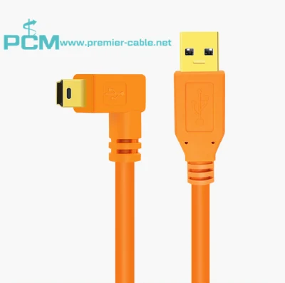 Cabo de disparo on-line USB 2.0 para mini USB