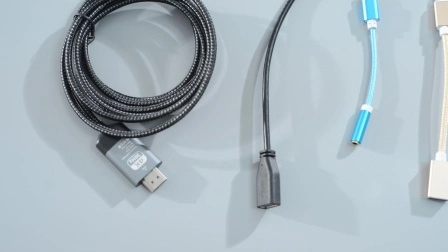 Conector banhado a ouro de alta qualidade USB tipo C para cabo DVI 6 pés 1,83 m