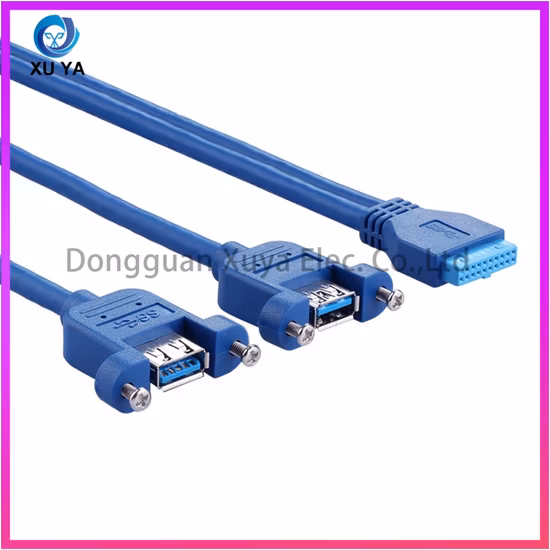 USB a 2.0 Fêmea para Mini USB B Macho 28AWG Cabo de Dados para Automotivo